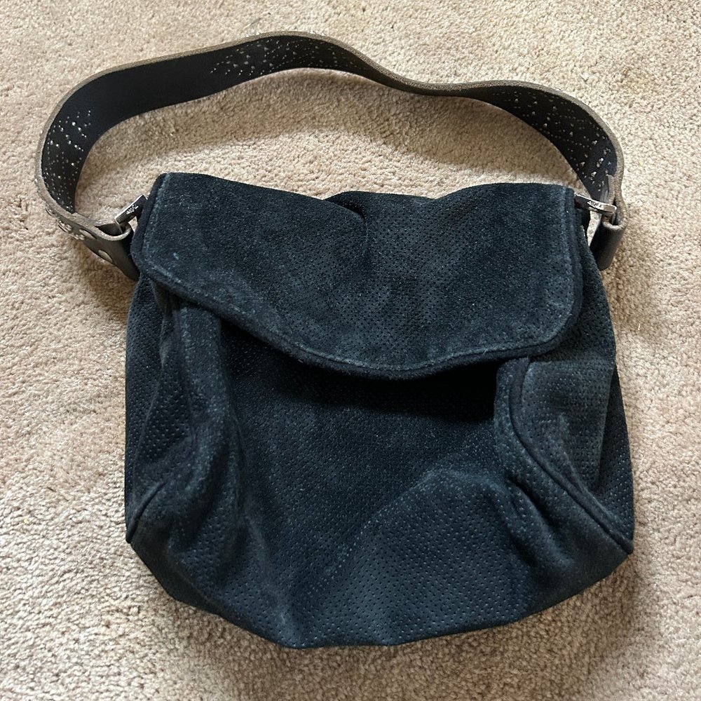 Authentic, Vintage Suede Tylie Malibu Handbag